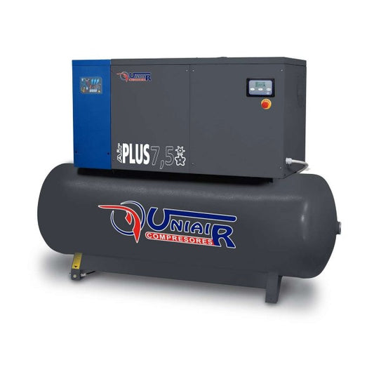 Compresor de tornillo Insonorizado con secador y deposito 500 L  AirPlus 7,5 CV 5.5KW