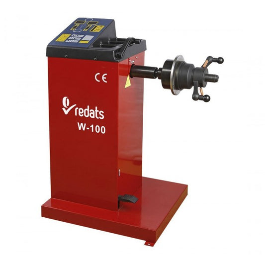 Equilibradora de ruedas semiautomática