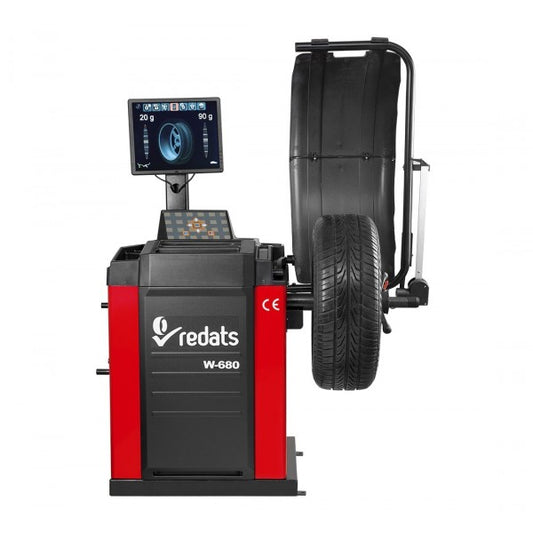 Equilibradora de ruedas automática con monitor REDATS W-680