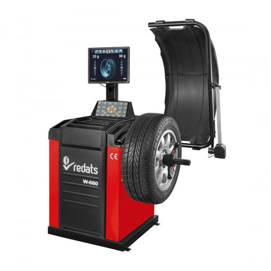Equilibradora de ruedas automática con monitor REDATS W-680